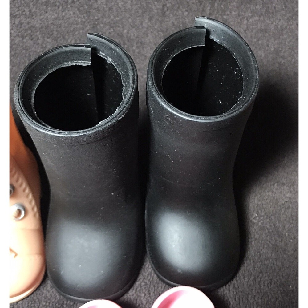 Our Generation Battat American Girl 18" Doll Black Rubber‎ Boots